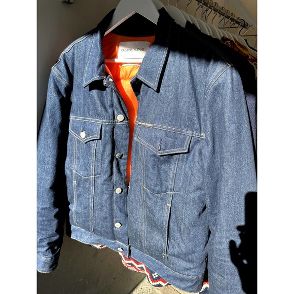 Raf Simons x Calvin Klein Jeans Padded Denim Jacket - Picture 2 of 7